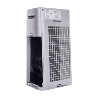 Sharp UA-HG50E-L - Rückansicht, herausgenommener Tank und Luftbefeuchterfilter