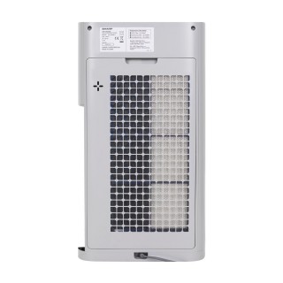 Sharp UA-HG50E-L - Rückansicht, herausgenommener Tank und Luftbefeuchterfilter