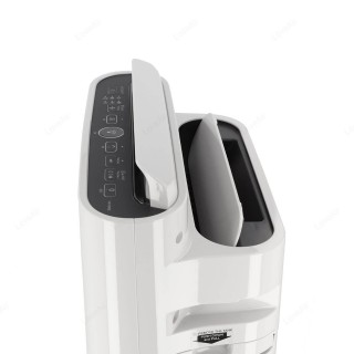 Sharp UA-HD40E-L - Ansicht von oben, seitlich, Luftauslass und Steuerungspanel