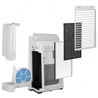 Sharp UA-HD40E-L - Rückansicht, ausgeklappte Filter