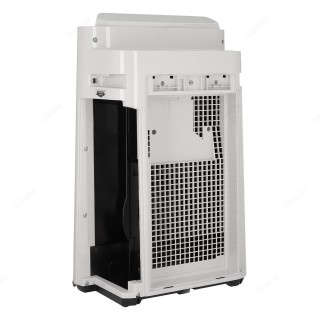 Sharp UA-HD40E-L - Rückansicht, herausgezogene Filter und Befeuchtungsmechanismus