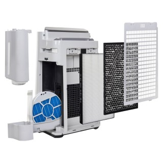 Sharp UA-HD50E-L - aufgeklappte Filter und Wassertank