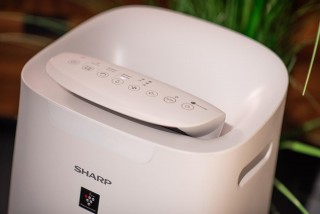 Anordnung des Luftreinigers Sharp UA-KIL80E-W