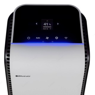 Blueair HealthProtect 7770i - Nahaufnahme des Bedienfelds und Displays