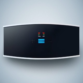 Blueair Pro L - Bedienfeld, Anzeige des Staub- und Gasniveaus