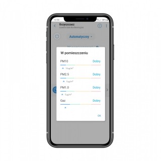 Samsung AX60T5080WF - Screenshot von der SmartThings-App