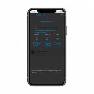 Samsung AX60T5080WF - Screenshot von der SmartThings-App