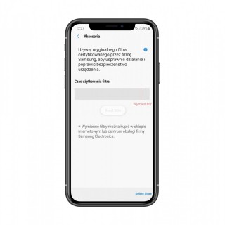 Samsung AX60T5080WF - Screenshot von der SmartThings-App