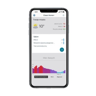 Screenshot der Clean Home+ App