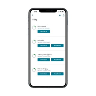 Screenshot aus der Clean Home+ App