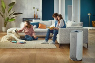 Anordnung des Philips Dual Scan AC3858/51 Reinigers