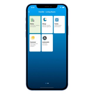 Screenshot von der Venta-App - Betriebsmodi