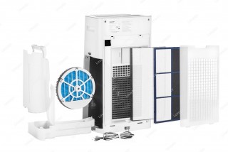 Sharp KC-G50EUW Schnitt, Ansicht auf alle Filter