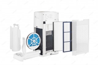 Sharp KC-G40EUW Filter, Querschnitt