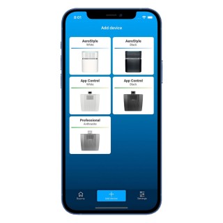 Screenshot der Venta-App - Gerät hinzufügen