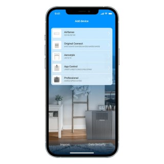 Screenshot von der Venta-App - Gerät hinzufügen
