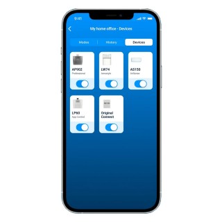 Screenshot von der Venta-App - verfügbare Geräte