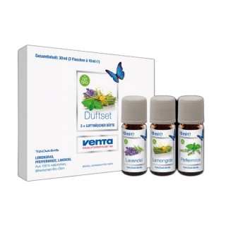 BIO-Duftöl-Set Taoasis Zitronengras Pfefferminz Lavendel