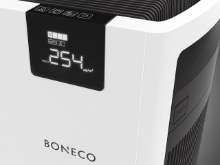 Boneco P710 - aktives Display und Bedienfeld