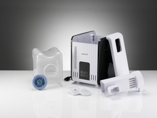 Boneco S450 - Behälter und ausgestellte Zubehörteile