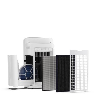 Sharp UA-KIN42E-W - Alle Filter auseinandergebaut