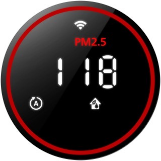 Philips AC3737/10 - PM2.5-Wertanzeige, schlechte Luftqualität