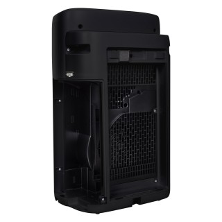 Sharp UA-KIN42E-H - Rückansicht seitlich, herausgenommener Wassertank und Filter