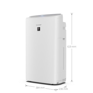 Sharp UA-KIN52E-W - Abmessungen des Luftreinigers
