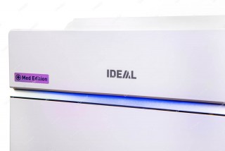 IDEAL AP 40 Luftreiniger im Betrieb, Logo