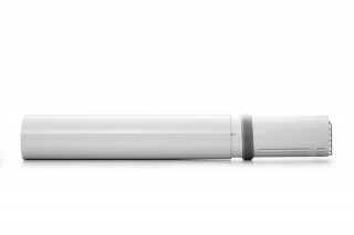 Rohr für Luftaustausch, in der Wand montiert