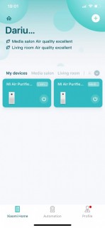 Screenshot aus der Mi Home App