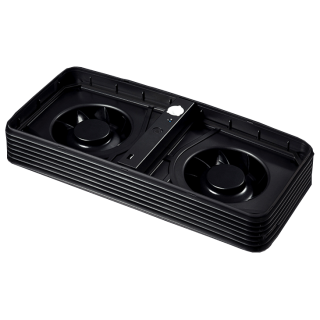 LIFAair LAC100 Innenraum, Blick auf die Lüfter