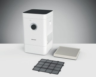 Boneco H300 mit Filtern daneben